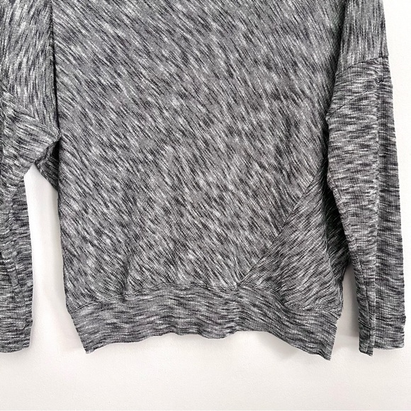 Anthropologie Damiana Slouchy Black and Grey Pullover Sweater Size XS Minimal - Picture 3 of 9